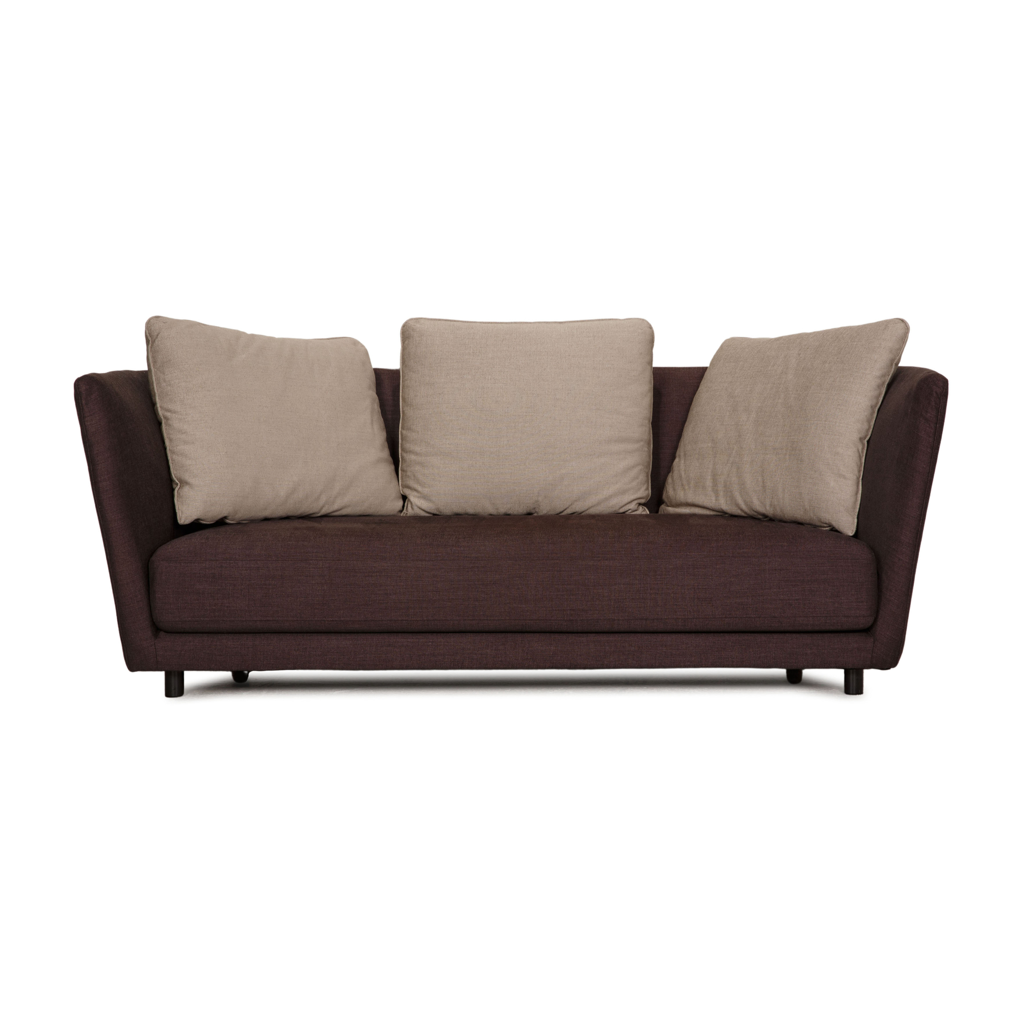 Tondo Sofa 3-Sitzer Stoff Braun 0