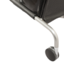 Lelunga Chaiselongue aus Leder und Stahl Schwarz 4