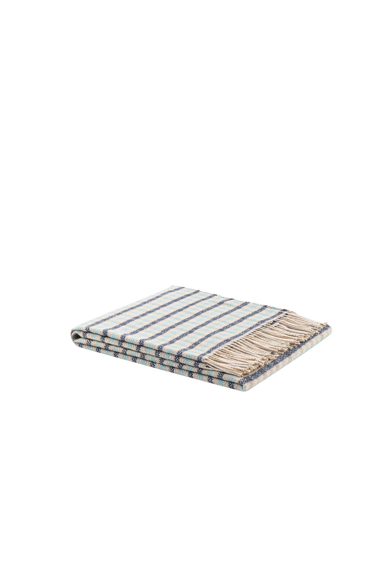 Ibiza Blanket Cotton Blue 1