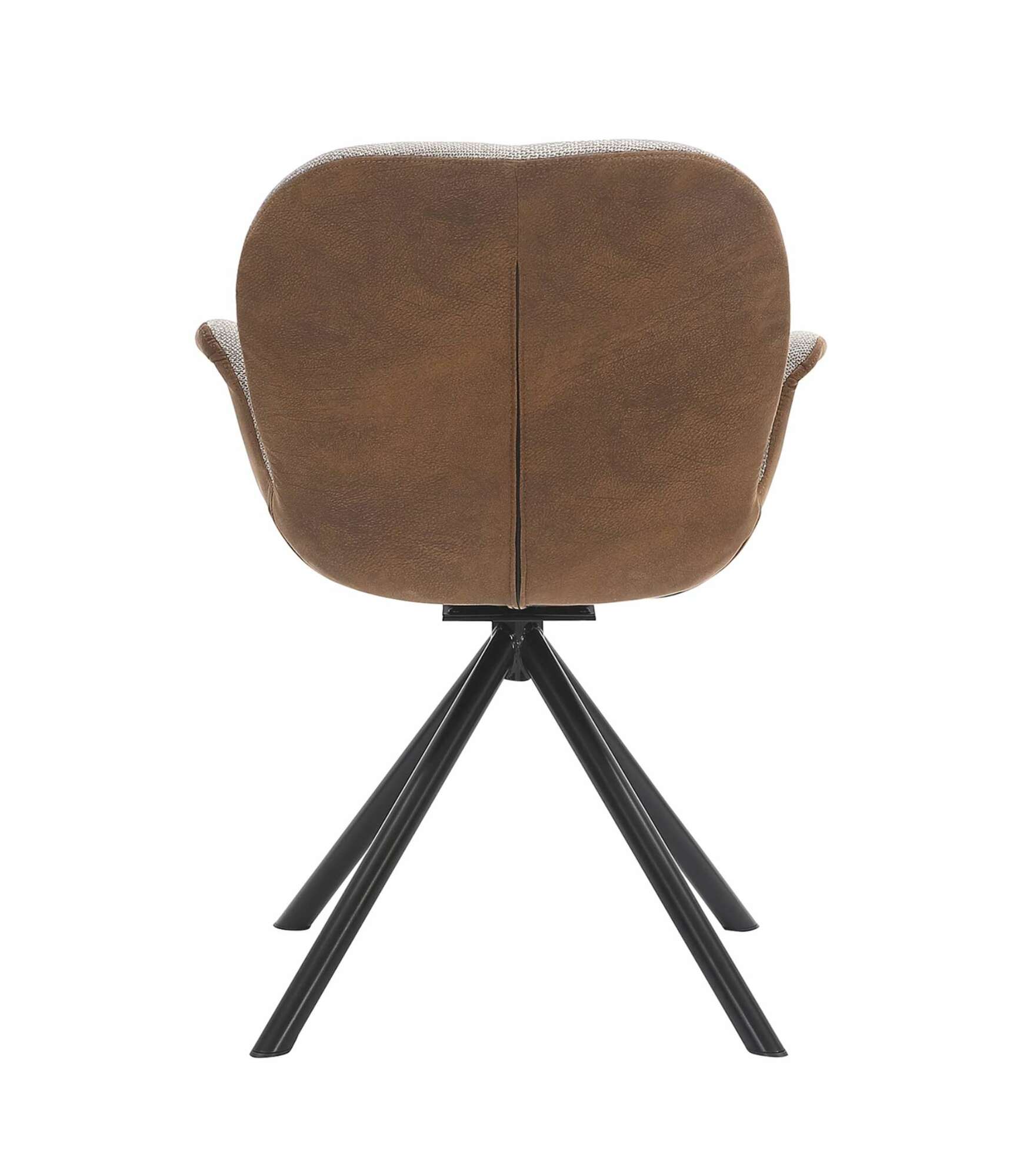 Armchair Webbing Fabric Grey Brown 4