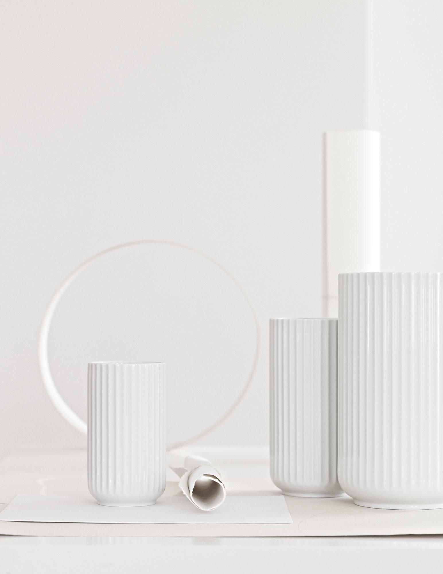 Porzellanvase Schwarz 3