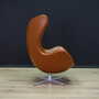 Egg Sessel Leder 1960er Jahre 6