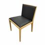 Carlotta SO0991 Stuhl Holz Leder Braun 0