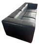 Carmo Sofa 3-Sitzer Leder Schwarz 3