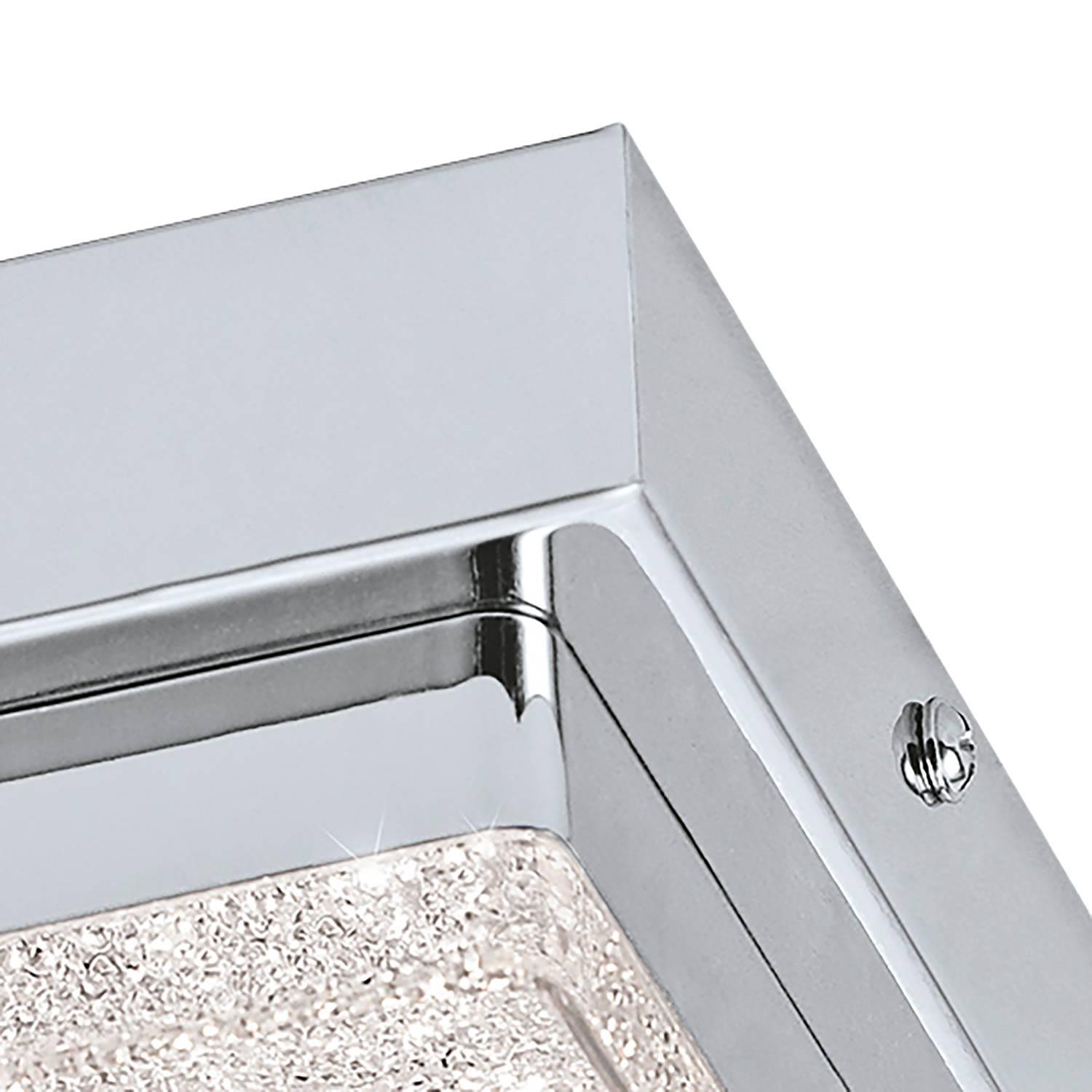 Fradelo I LED ceiling light Crystal glass Steel 1-flame 2