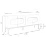 Sideboard Walnut Wood Grey 3241 8