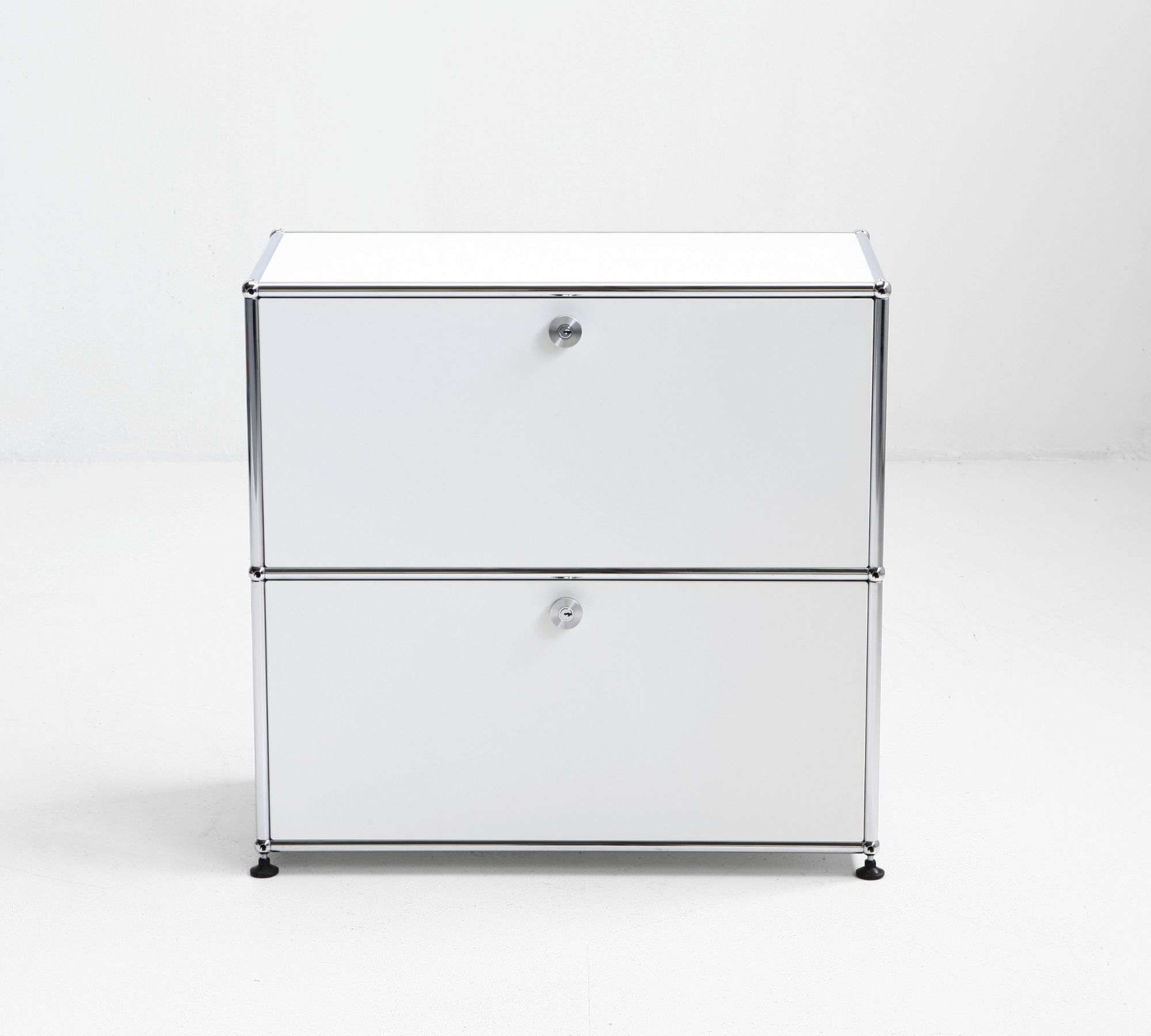 Sideboard 1x2 Mit 2 Klapptüren Reinweiss 0