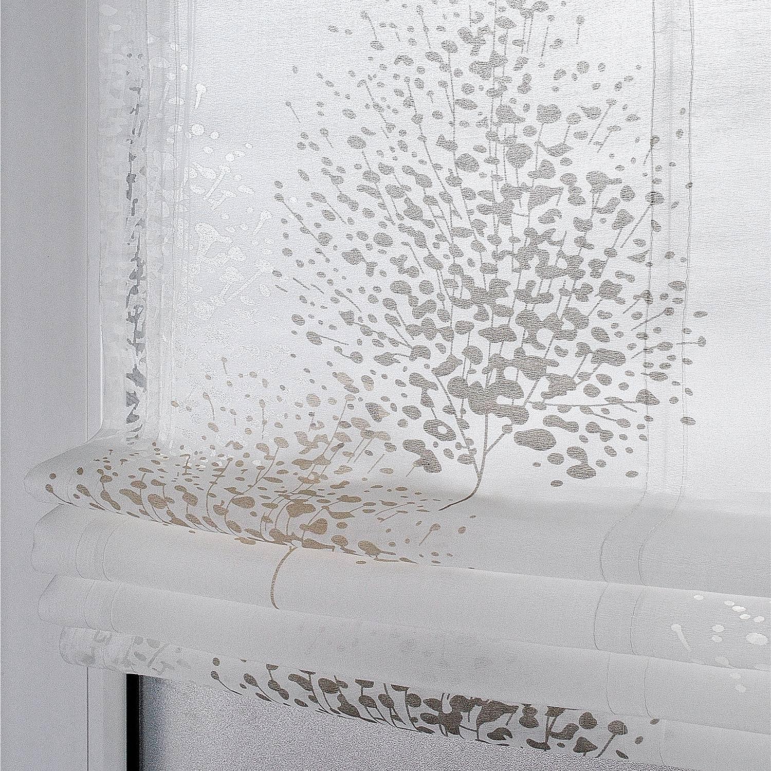 Raffrollo Bellinda Webstoff Weiß 80 x 140 cm 4