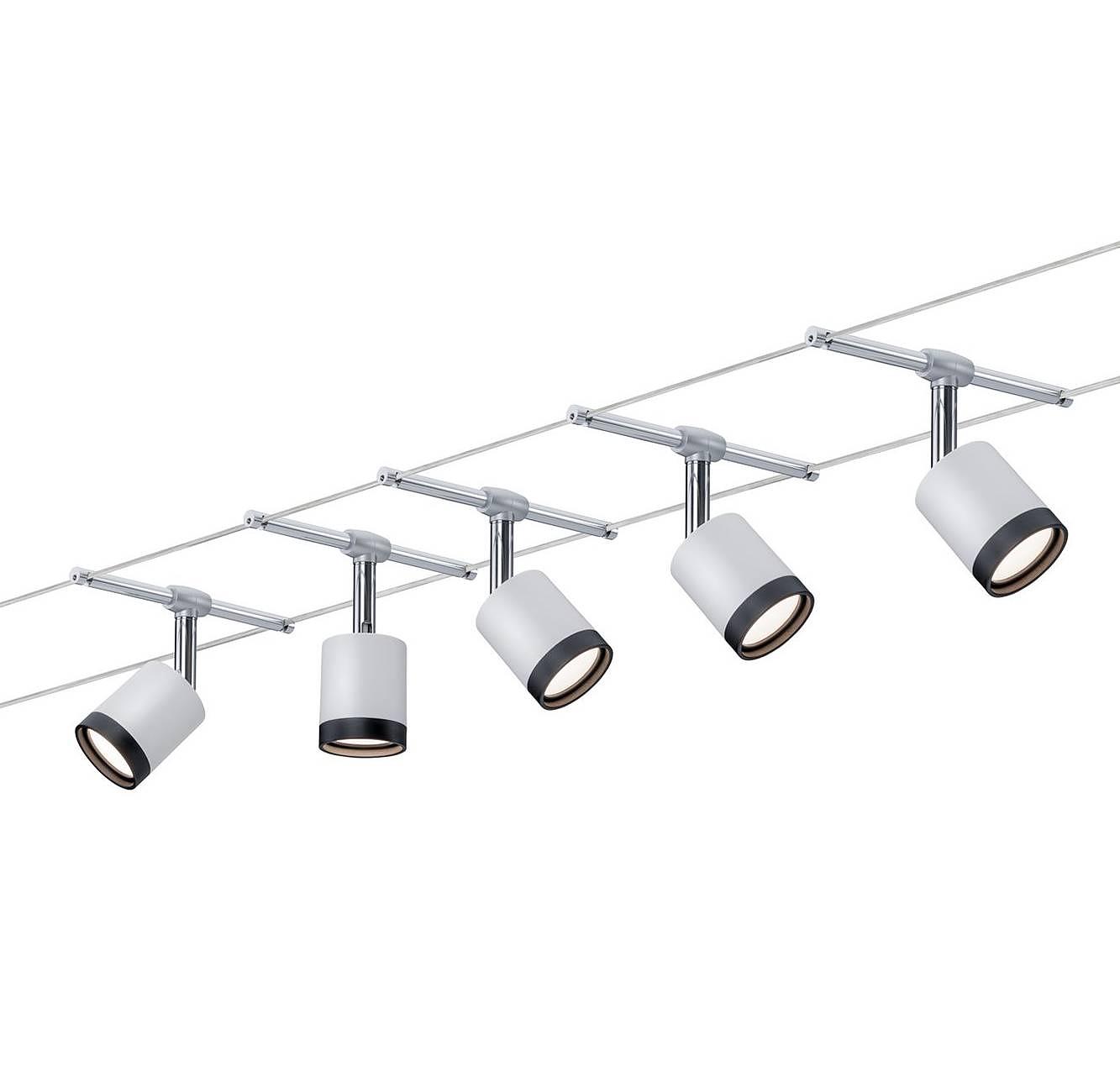 Tube LED-Seilsystem Chrom 0