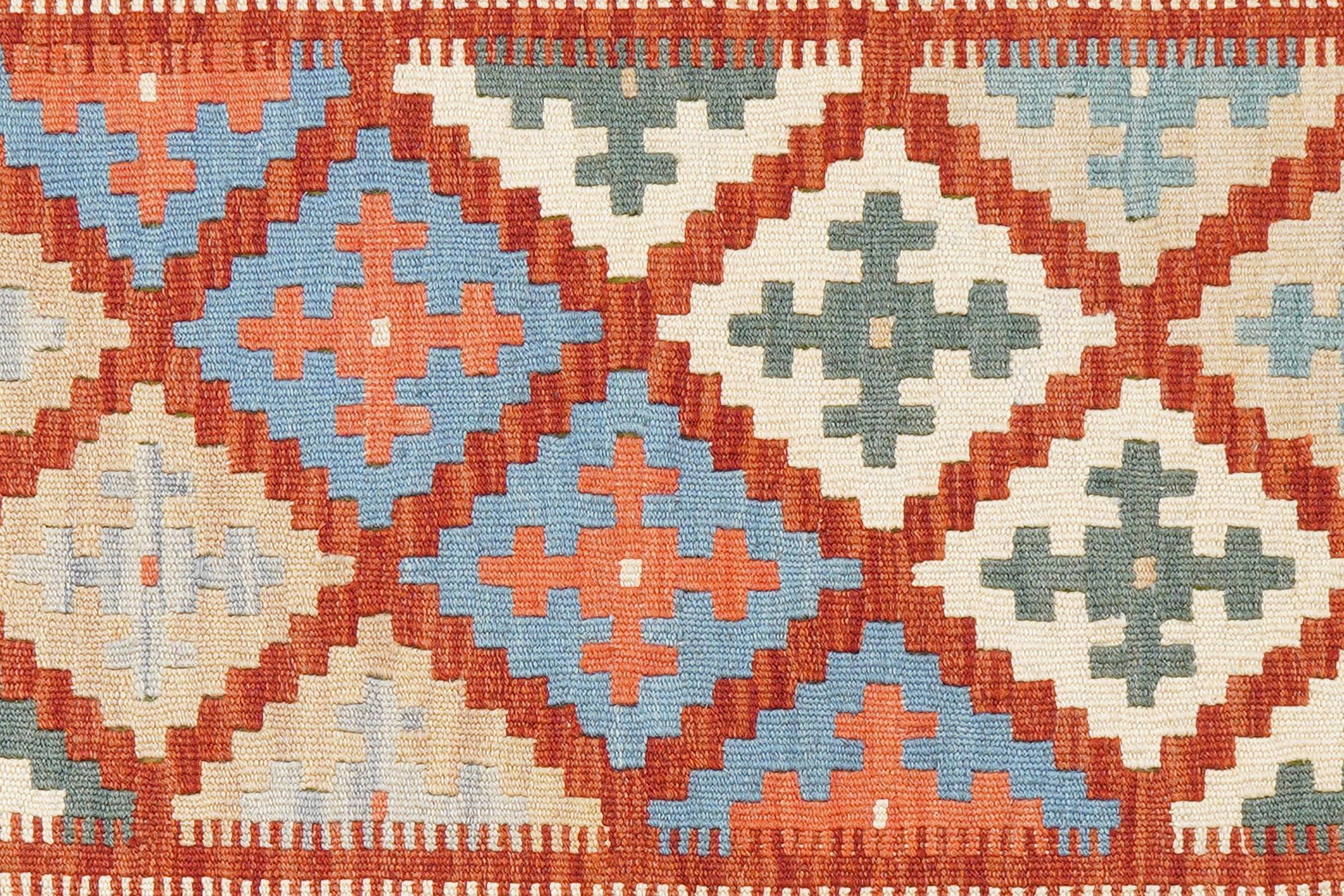 Tappeto Kilim Gashgai Lana Rosso 3