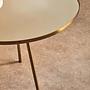 Corra Gold Finish Spiegelplatte Beistelltisch
 0