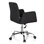 FLOW Office Chair Swivel with Casters Fabric Black 3