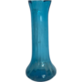 Vintage Vase Glas Blau  0