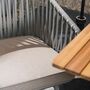 2x Garden chair Steel Polyester Grey 7