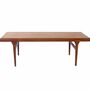 Vintage Johannes Andersen Couchtisch ausziehbar Teak Braun 0