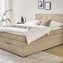 Princess Boxspringbett mit Bettkasten Beige 0