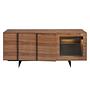 Sideboard 3218 con illuminazione interna marrone 2