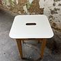 Beluga Hocker Holz Mushroom 1