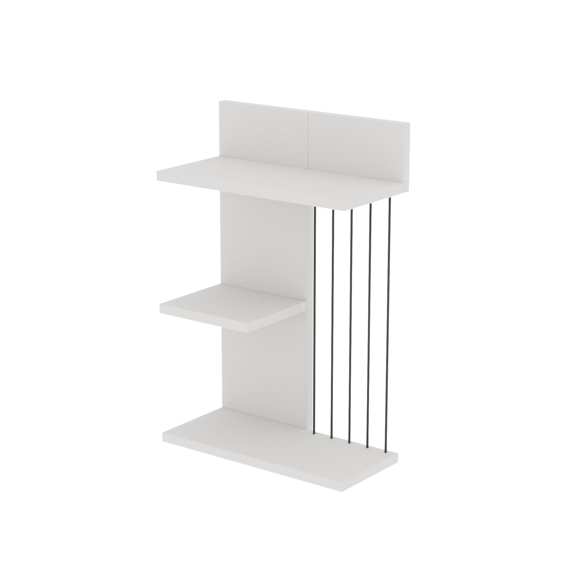 Kinik Wall shelf Wood veneer White 5