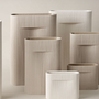 Ridge Vase Beige 2