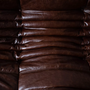 Togo Sofa 2-seater High-gloss leather Dark brown 7