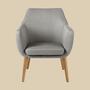 Loungesessel NICHOLAS Webstoff Cors: Granite 1