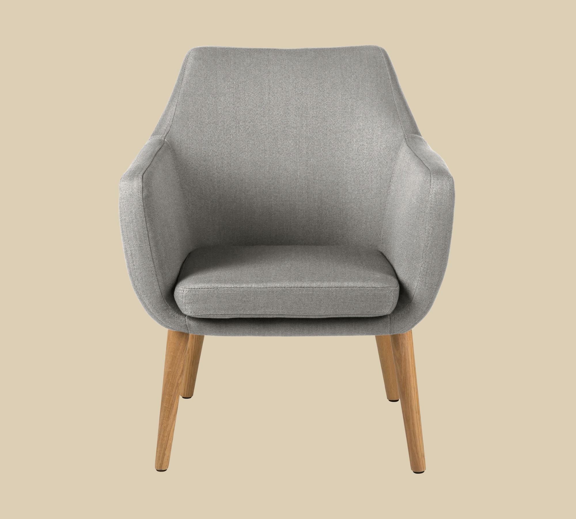 Loungesessel NICHOLAS Webstoff Cors: Granit 1