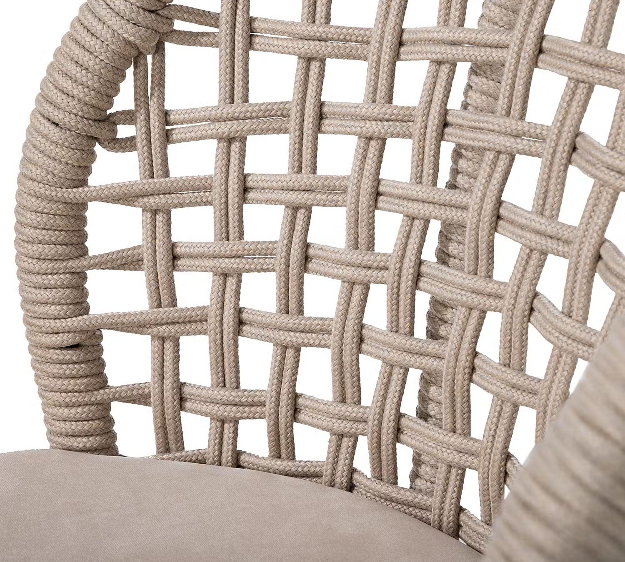 Esszimmerstuhl 2er-Set Samt Beige 6