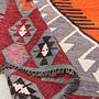 Vintage Kilim Teppich Wolle Mehrfarbig 5