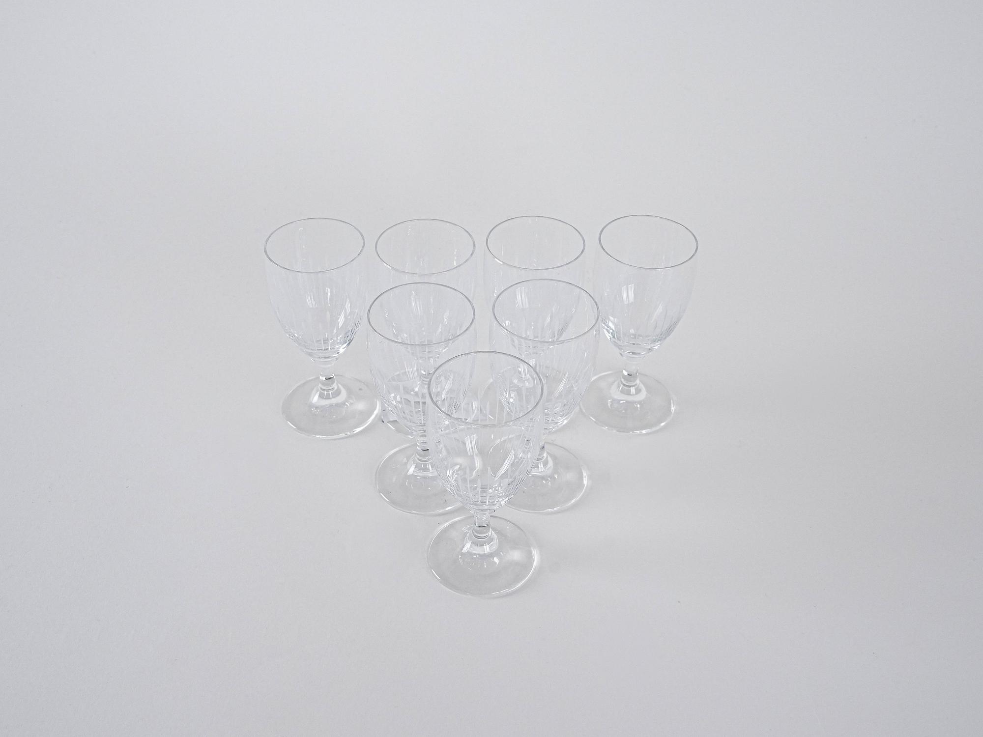 Crystal glasses 7x Transparent 4
