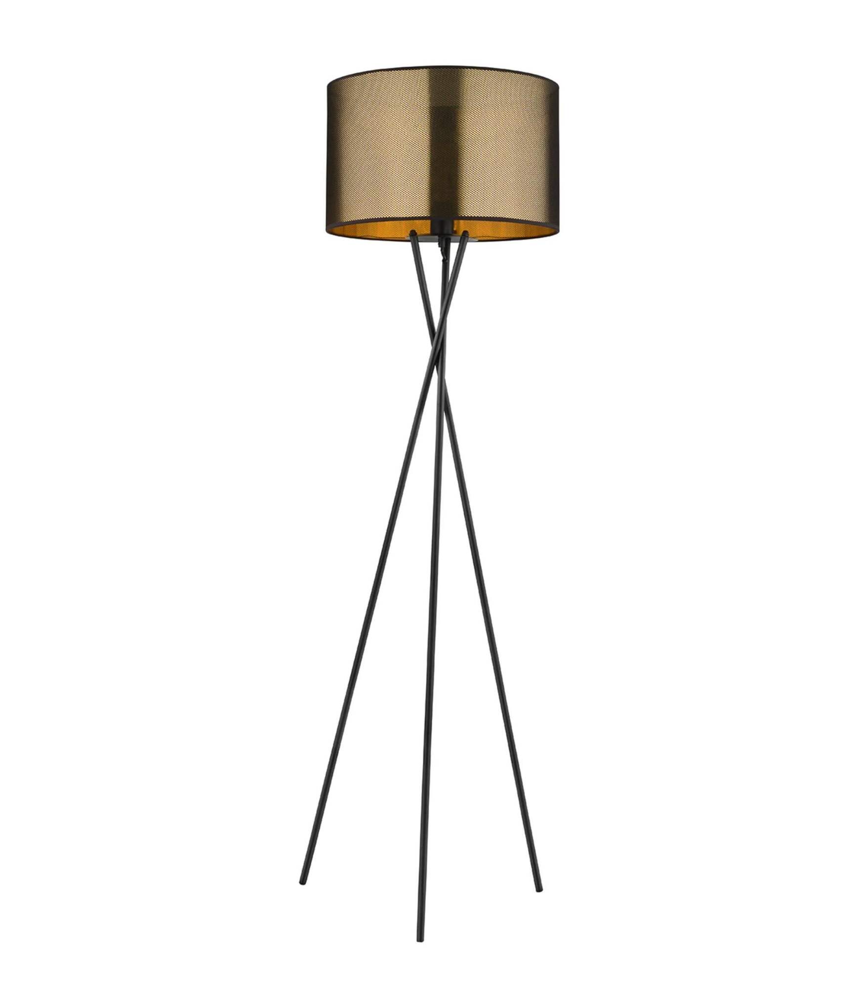 Stehlampe Nuggy 1-flammig Metall Gold Schwarz 0