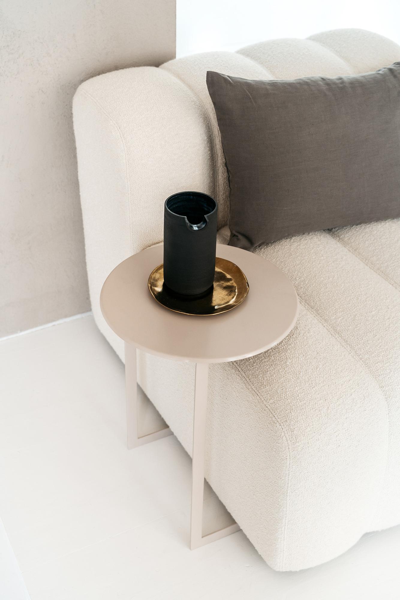 Sadie Side Table Taupe 1