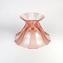 2x Vintage Art Deco bowl pressed glass pink 1920s 1