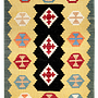 Kilim Gashgai Teppich Mehrfarbig 0