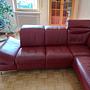 Wellness-/Relaxcouch Leder Rot 2