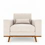 Sessel Japandi 1-Sitzer Beige 5