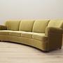 4-seater sofa velvet green 1960s 2