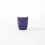 Purple porcelain cup 1970s HOPTIMIST 1