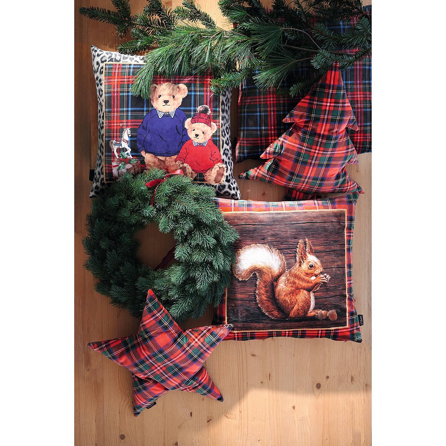 Dekokissen Sam Baumwolle / Leinen Mehrfarbig 3