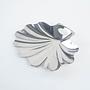 Shell serving bowl, stainless steel 1970s 3