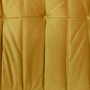 Togo armchair and ottoman set 2-pc. Velvet mustard yellow 9