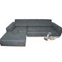 Vilmar Sofa 3-Sitzer Récamiere Links Form Blue Grey 7