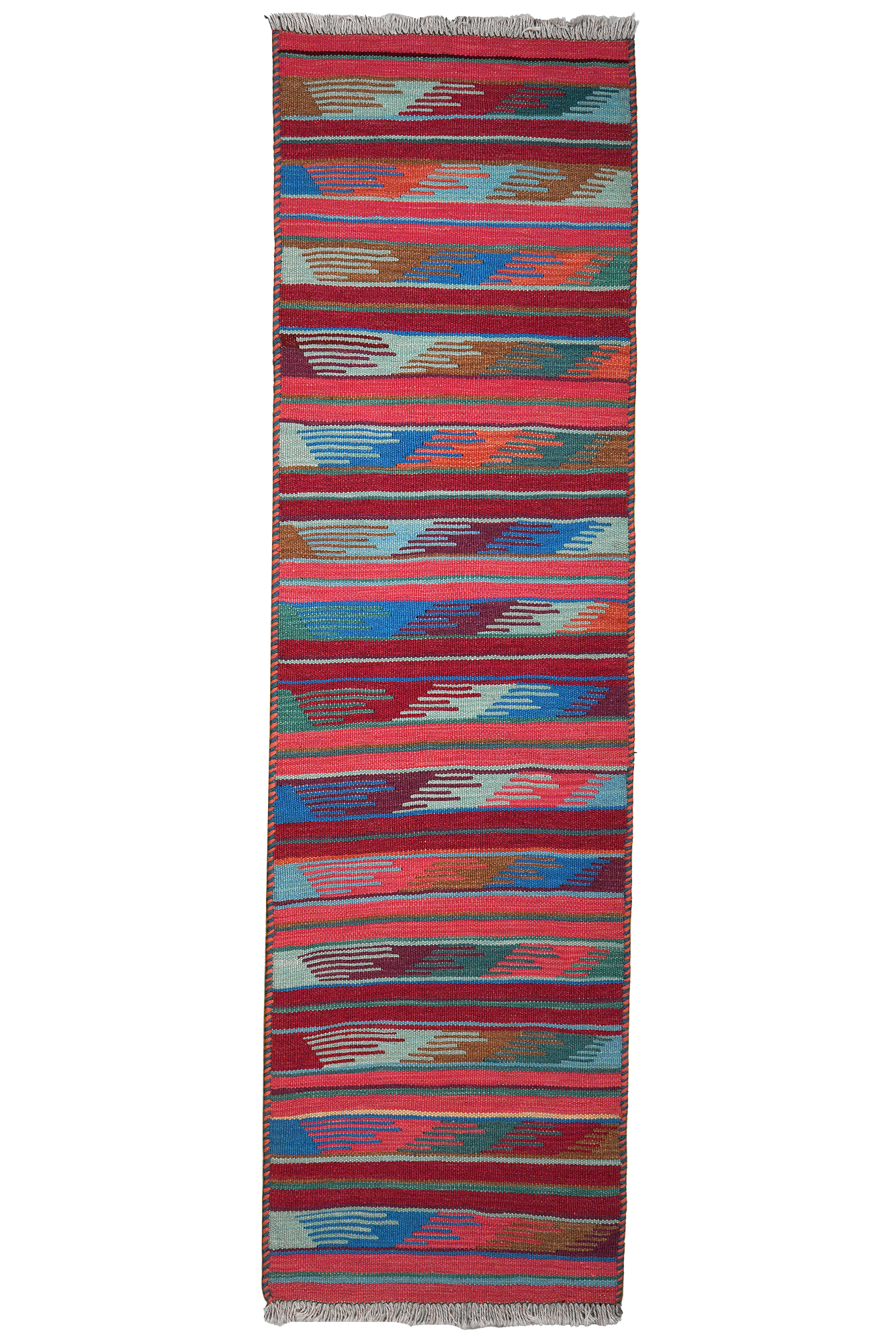 Kilim Gashgai Teppich Mehrfarbig 0