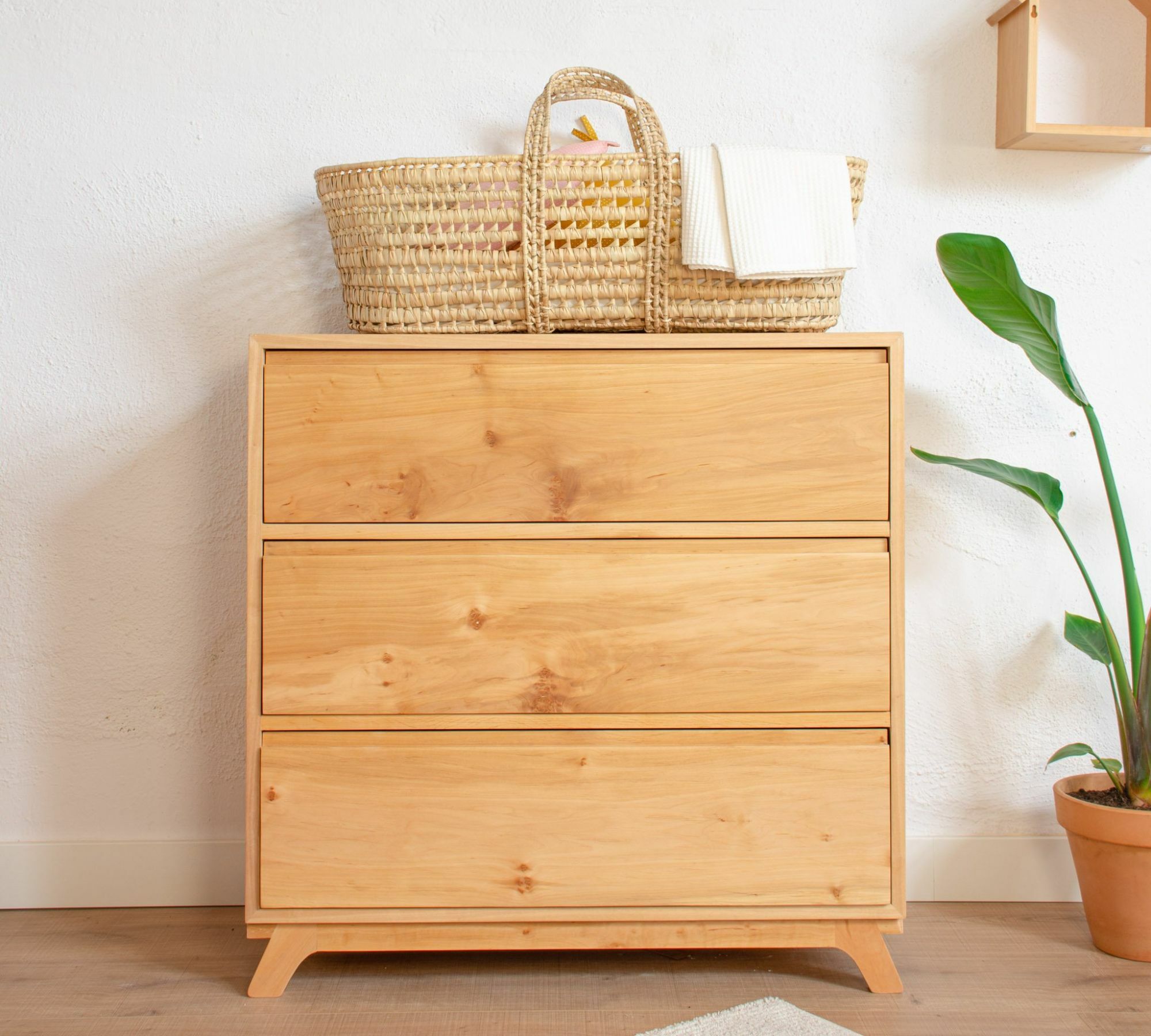 Soleil Kommode Holz Braun 0
