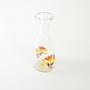 Glass carafe Red 1970s 5