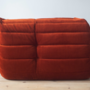 Togo Ecksofa Cord Bernsteinorange 2