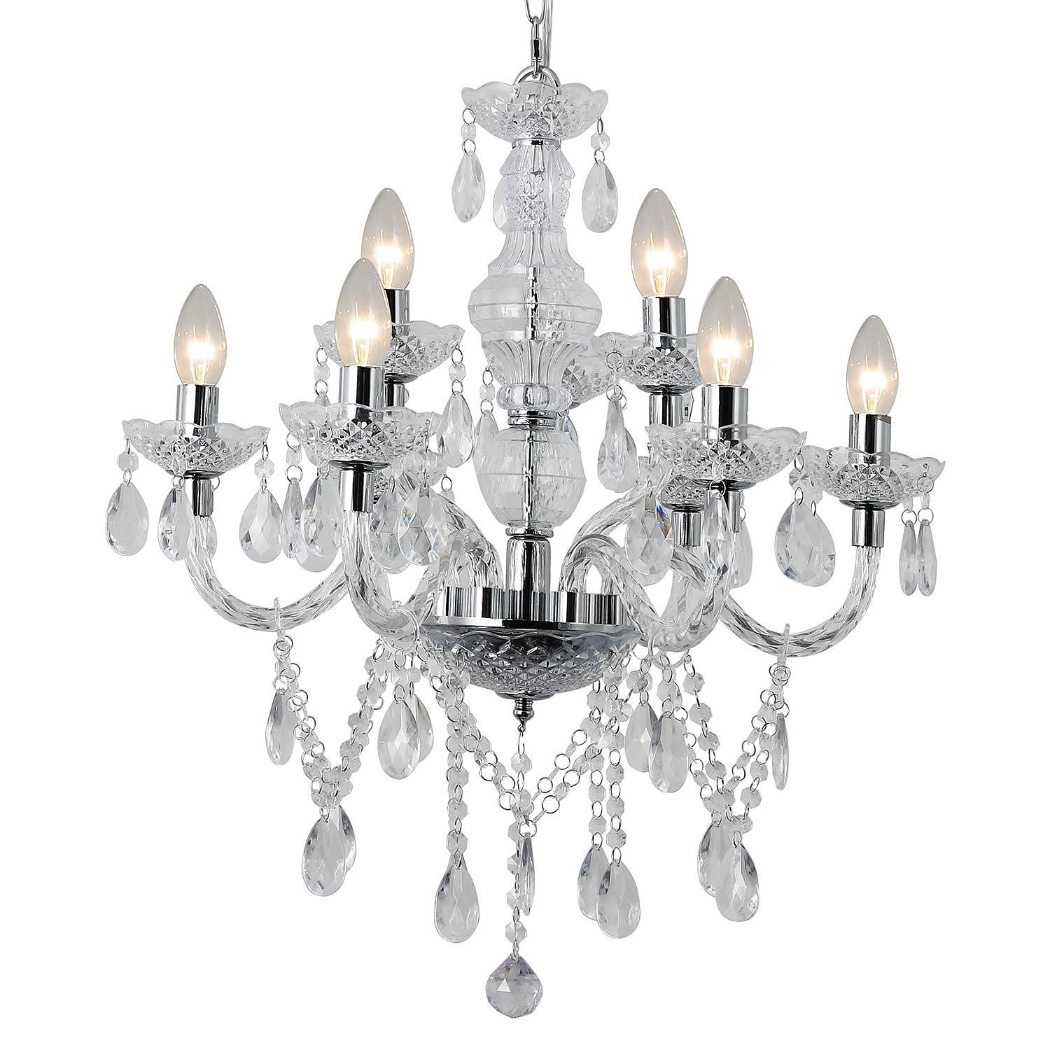 Raven III Chandelier Steel 9-light 1