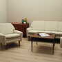 Armchair Textile Wood Cream 1970s 2
