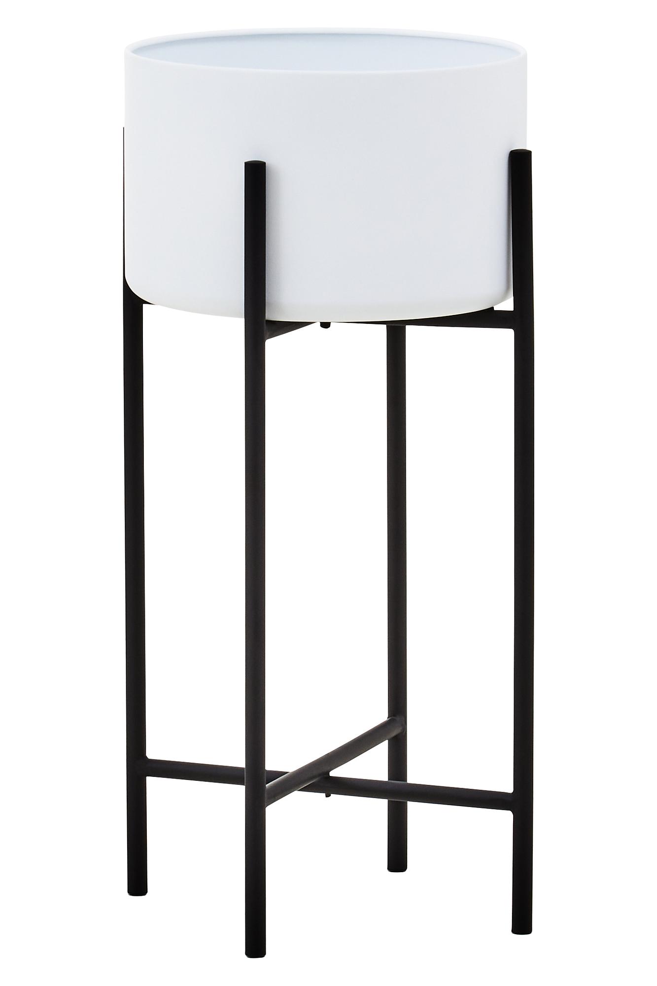Trosa Groß Weiß Schwarz Standblumentopf
 4