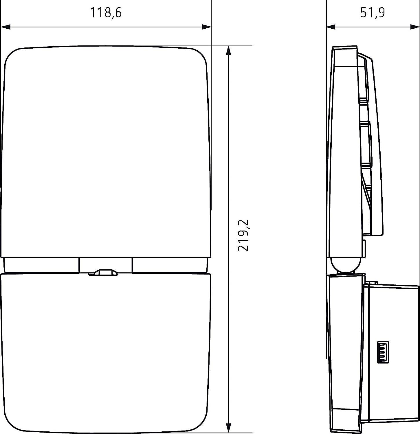 Außenleuchte Aluminium Weiß 3